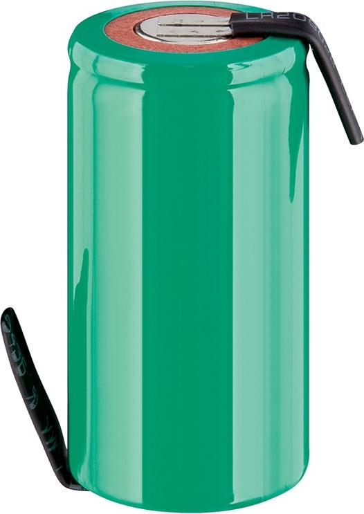 Goobay 72810 Sub-C, 4000 mAh, Lötfahne (Z), Flat-Top PVC 1Z - Nickel-Metallhydrid Akku (NiMH), 1,2 V, PVC, Lötfahne (Z)