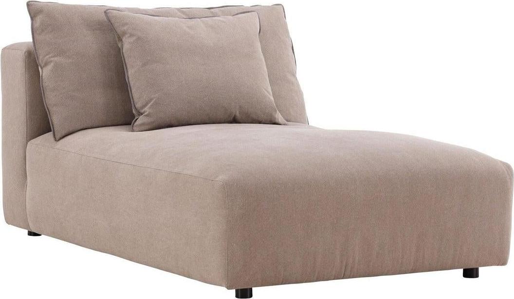 Vind Recamiere Malö aus Leinen - Braun 61802-340