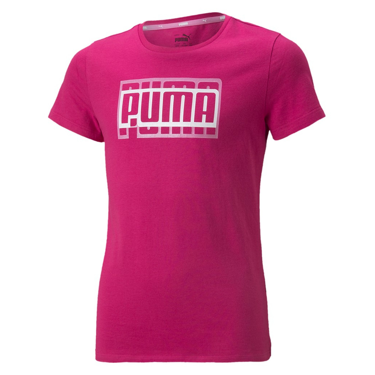 Mädchen T-Shirt Puma Alpha Tee G 152 Dunkelrosa