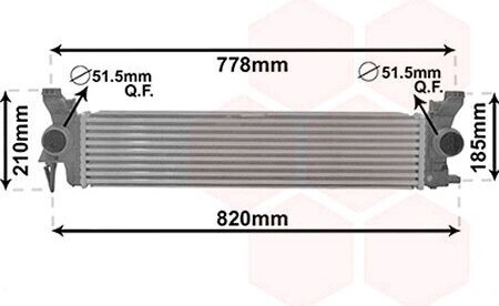 VAN WEZEL 30014704 Intercooler LLK Turbo Intercooler