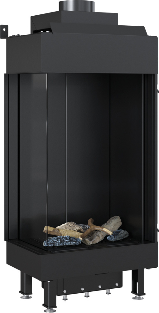 Plynový krb Leo 45 /68 ľavostranný propán ∅ 100/150 3,8 kW