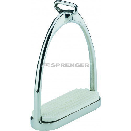 HS Sprenger Sprenger ISI Steigbügel 120 mm Trittweite, Farbe:silber, Größe:120 mm Spre-4422412256