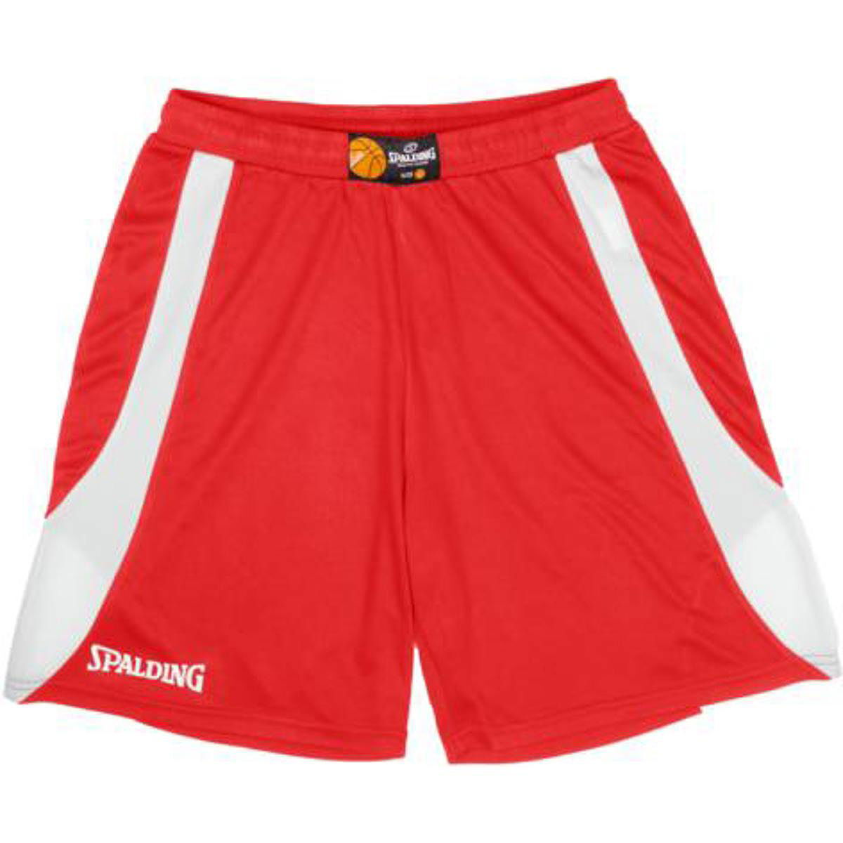 Spalding Jam Basketballshort Herren - Rot / Weiß