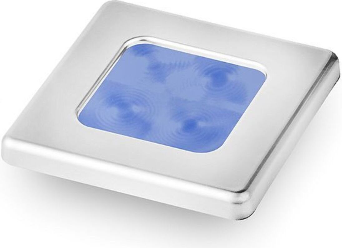 HELLA Orientierungsleuchte Blau Chrom 24V