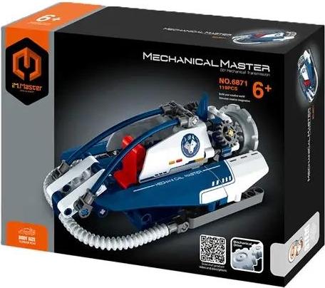 iM.Master Polizei-Hovercraft-Bausatz für kreative Kids - 119 Teile