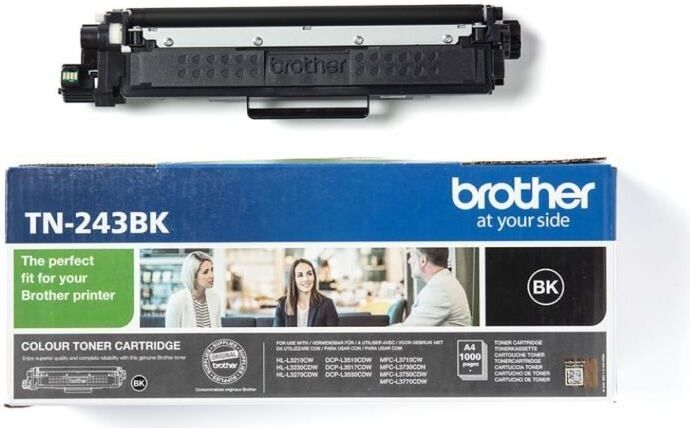 Toner, Schwarz, Standard, BROTHER TN243BK, 1000 Seiten BRO4977766787451