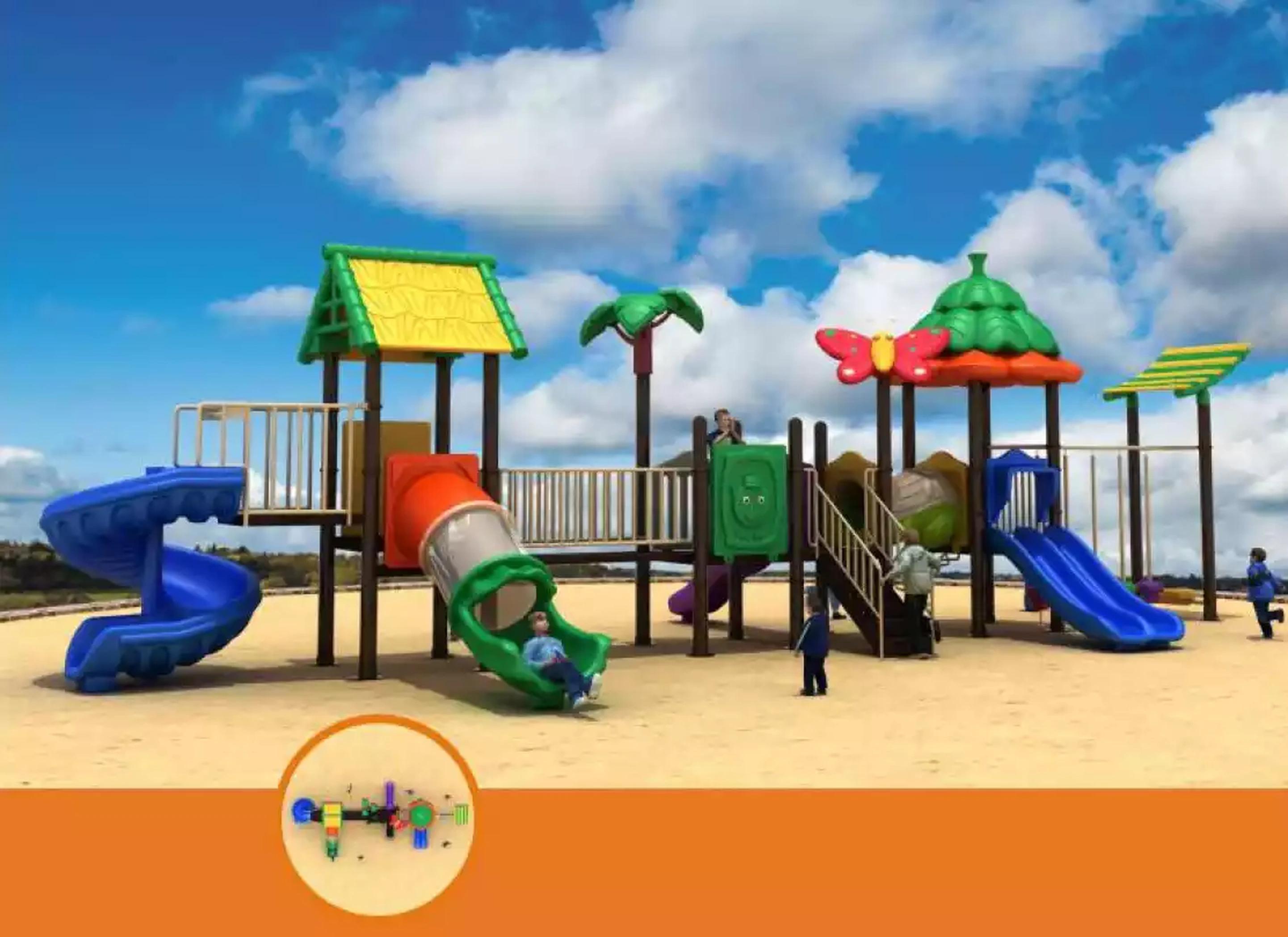 AEA Spielplatz im Garten Spielplatz aus Kunststoff Dschungelspielplatz JVM4067282674677