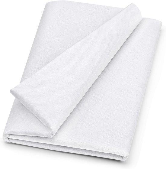 Famanu Strijkvlies 100 x 200 cm - Weißes Bügelvlies 50 g/m²