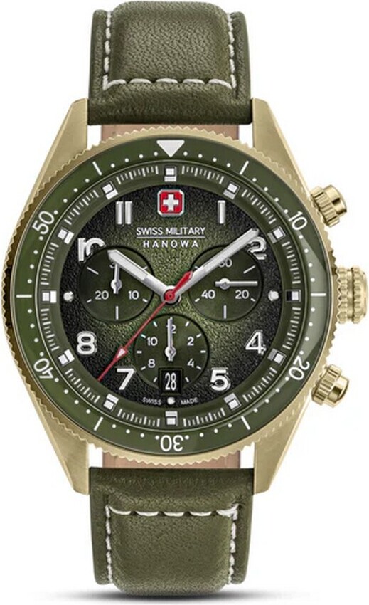 Swiss Military Hanowa - SMWGC0003850 - Náramkové hodinky - Pánske - Quartz - Greyhound Chrono