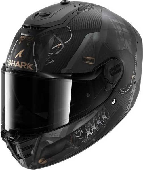 sharkk Shark Spartan Rs Carbon Xbot Integralhelm Schwarz S Schwarz S HE8158EDACS
