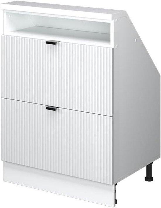 OEM Küchen Schrank Schräge Wand - Kast Unter Dach - Küchen Aufbewahren - Raumsparendes Design - 60 cm Breit - Weiss 2026