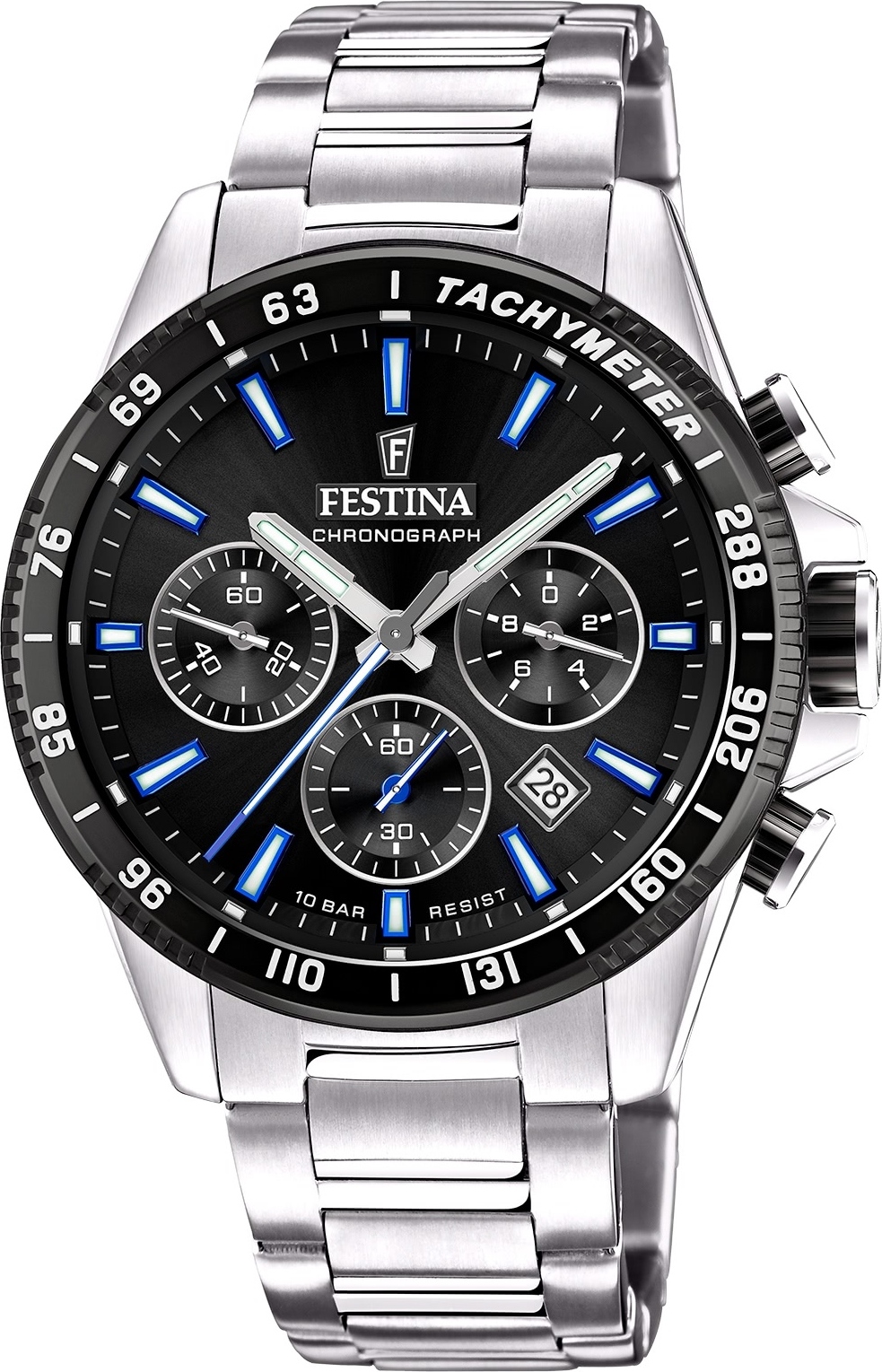 Pánske náramkové hodinky Festina z nehrdzavejúcej ocele strieborné Elegant D2UF20560/5