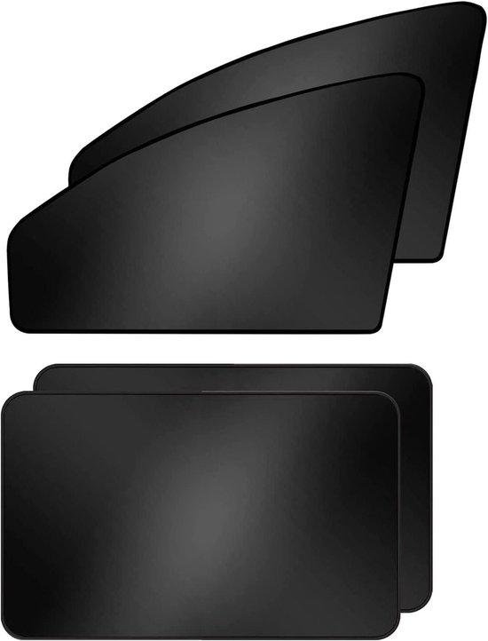 Famanu Autogardinen UV-Schutz - Polyester Schwarz - 4 Stück SHSHOP