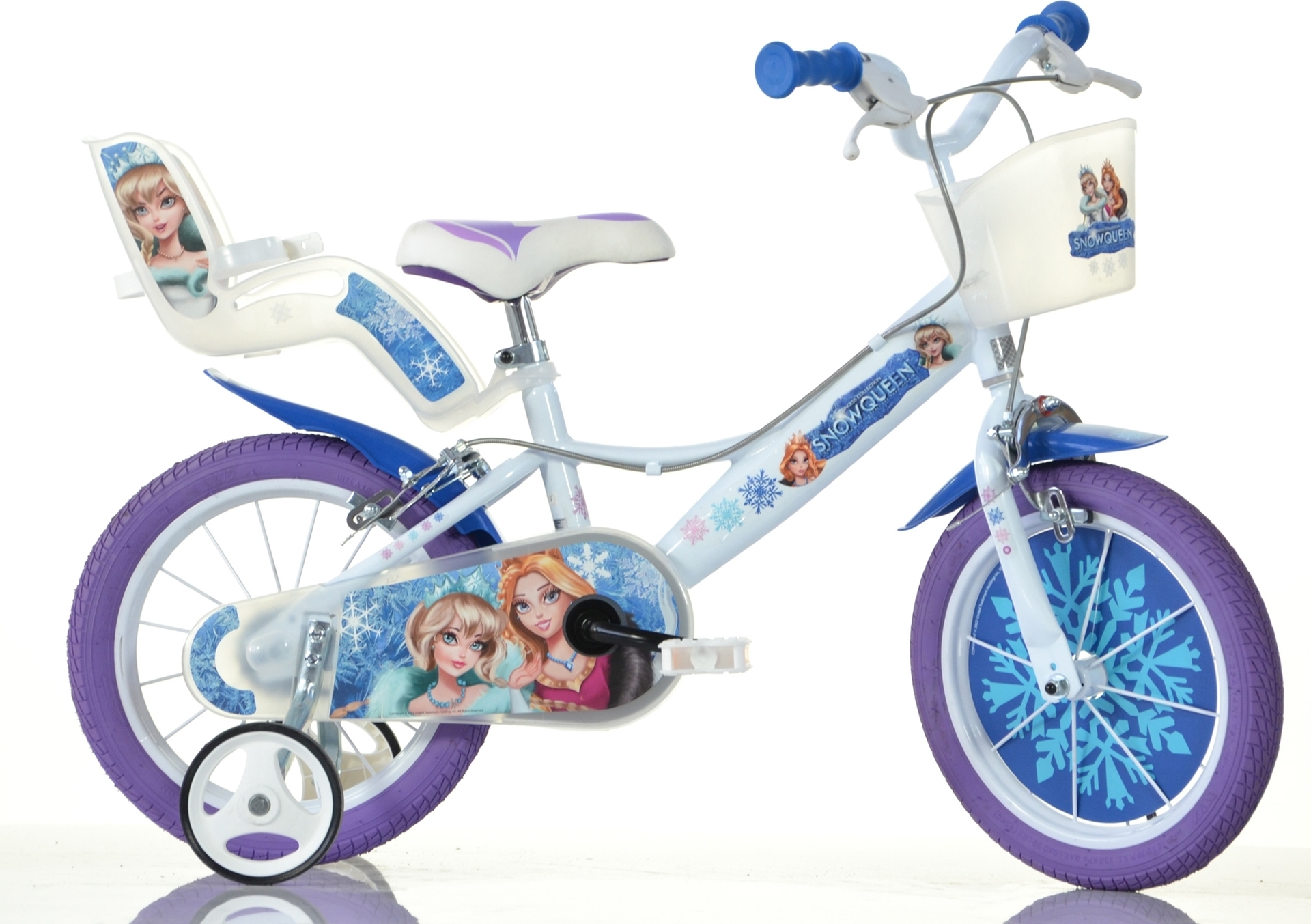 Dino Fahrräder Mädchen Fahrrad SNOW QUEEN 16