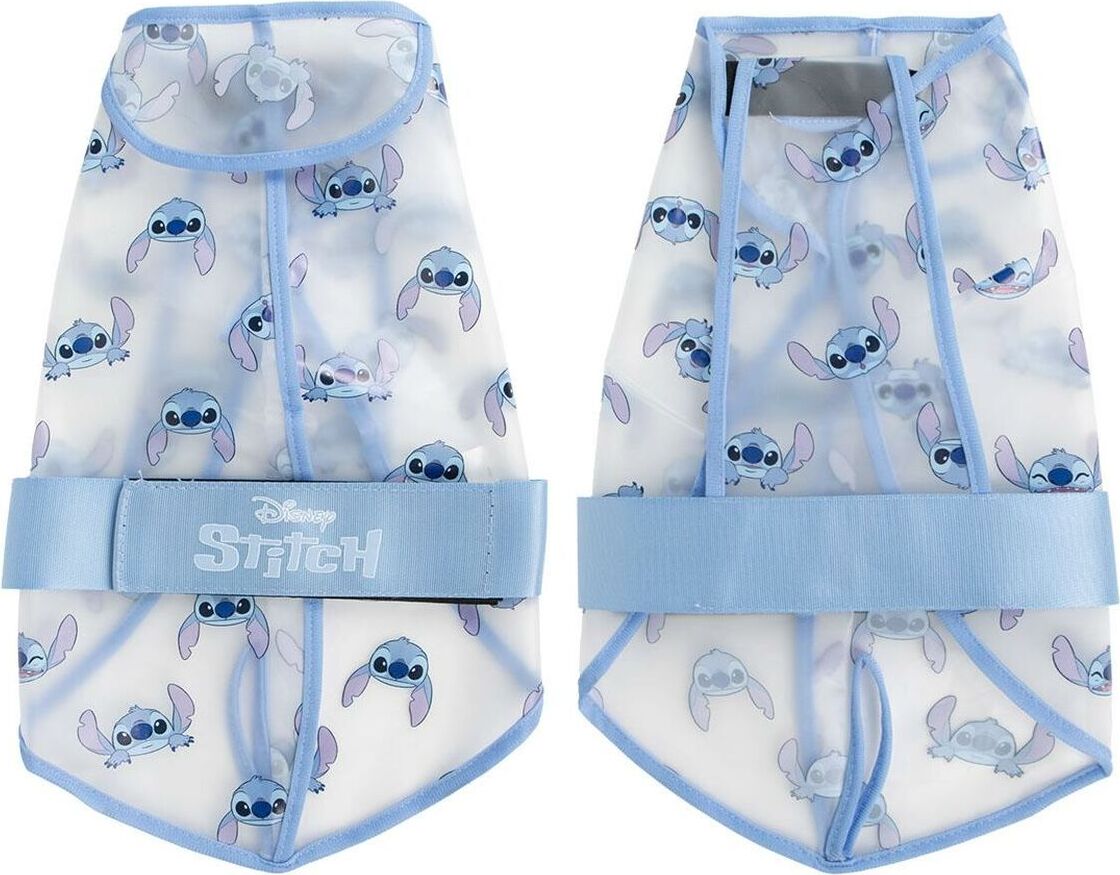 Regenmantel für Hunde Stitch Blau XS