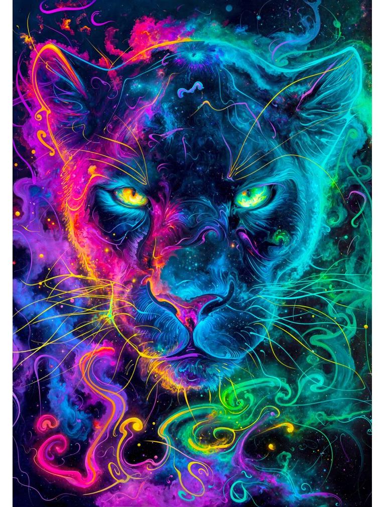 Enjoy VIEL SPASS MIT Puzzle Neonov Panther 1000 dlks