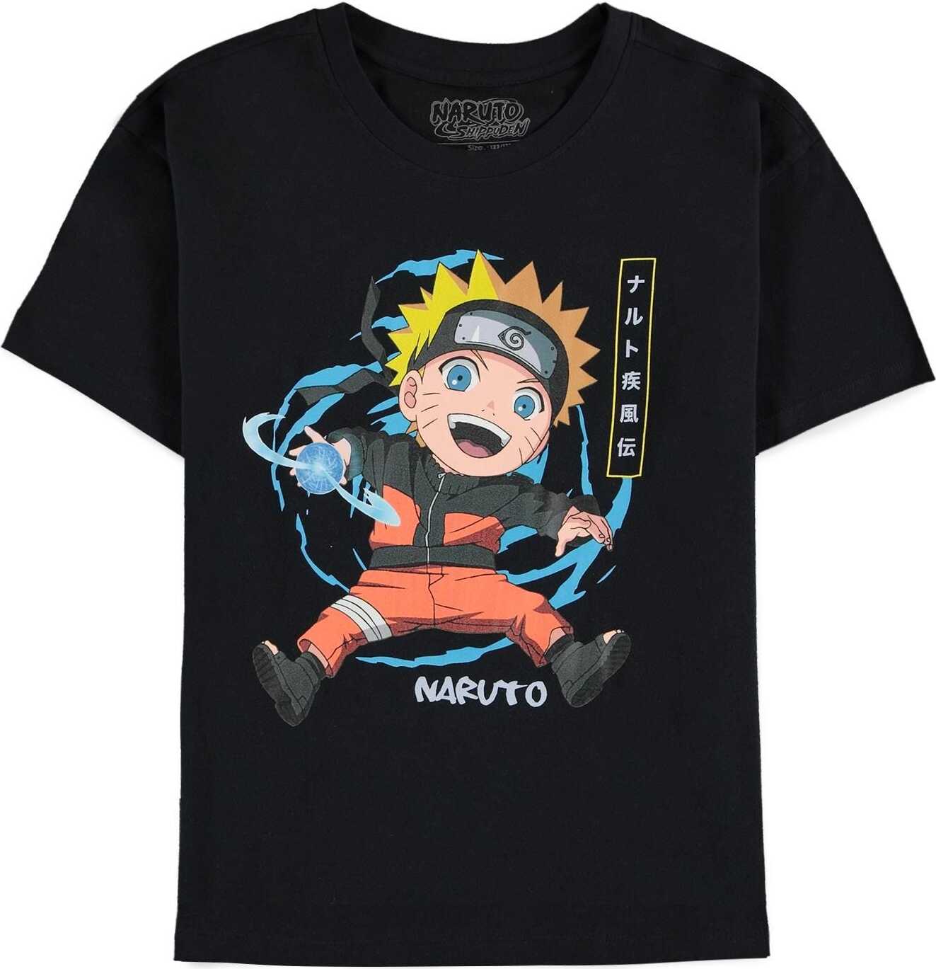 Bioworld EU Naruto Jugend Youth T-Shirt Chibi (schwarz) 170/176