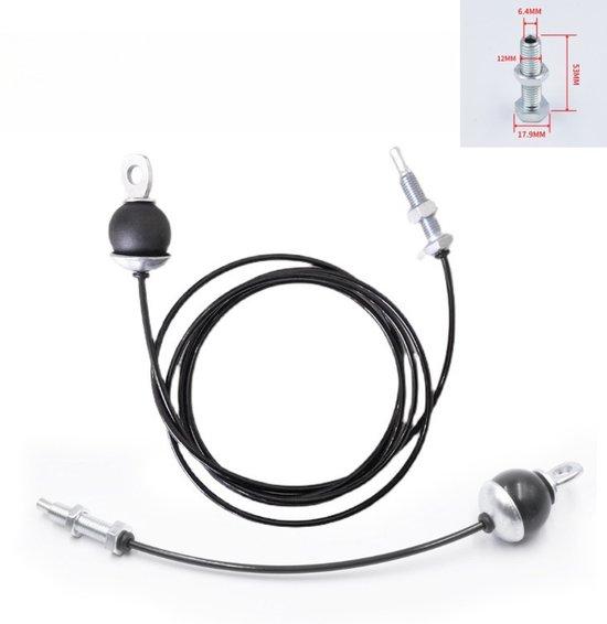 OEM Fitnesskabel, 5 mm stahl, 2,5 m lang, für Heimfitnessstudio. 2026