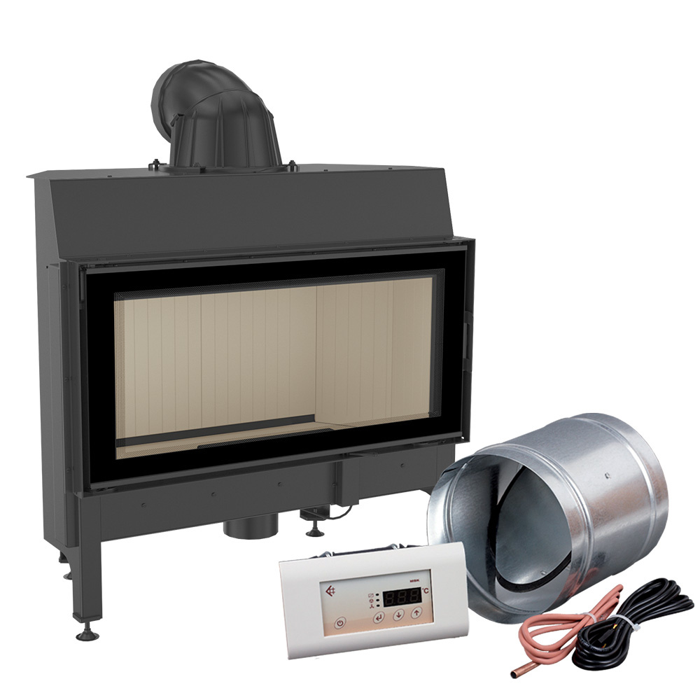 Inteligentný oceľový krb KRATKI NADIA 14 kW Ø 200 MSK
