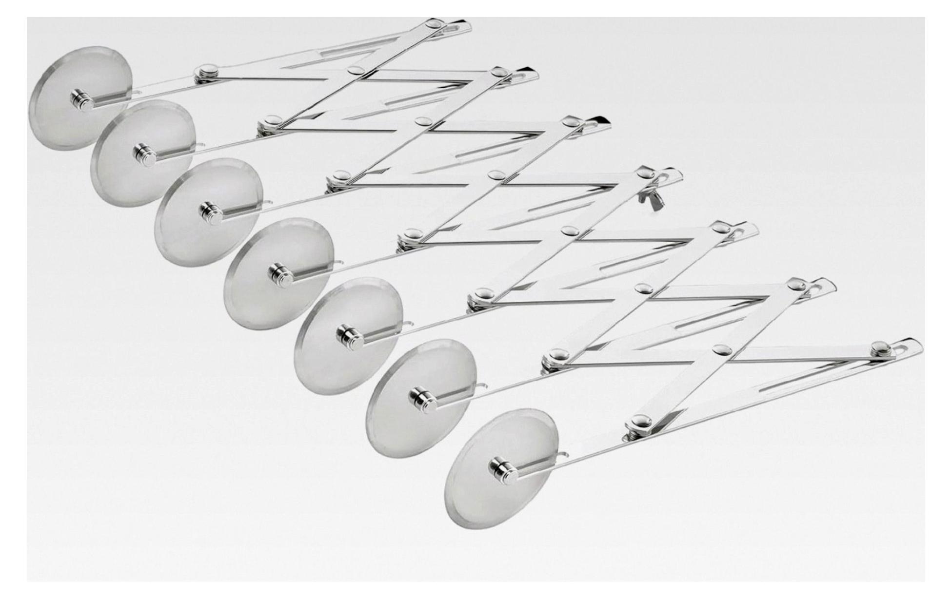 Markenlos Teigschneider mit 7 Rädchen für verschiedene Teigarten