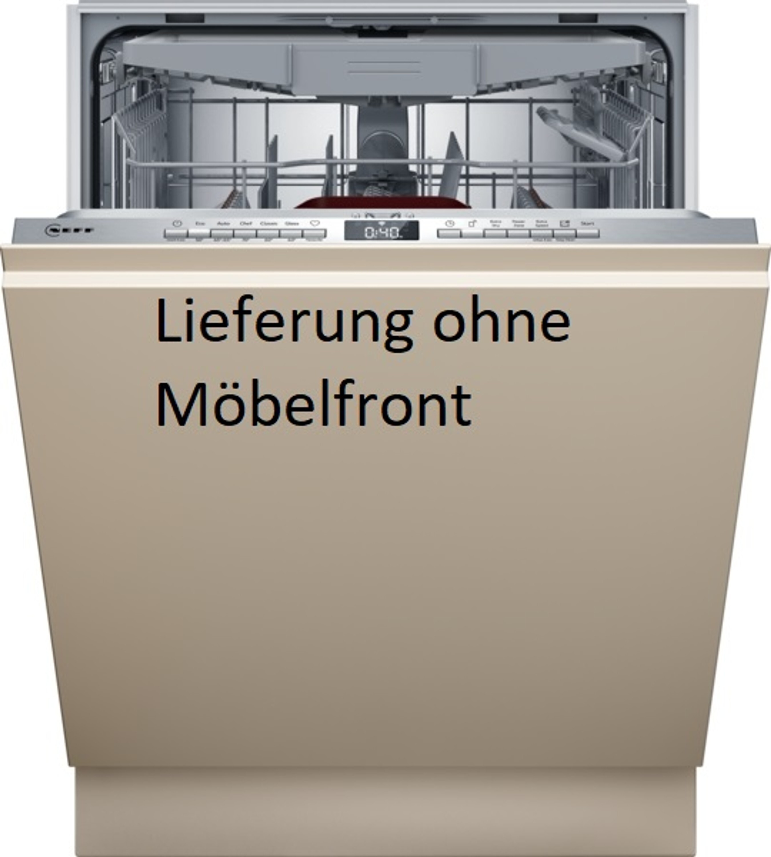 Neff S155EVX04E Vollintegrierbarer Einbaugeschirrspüler