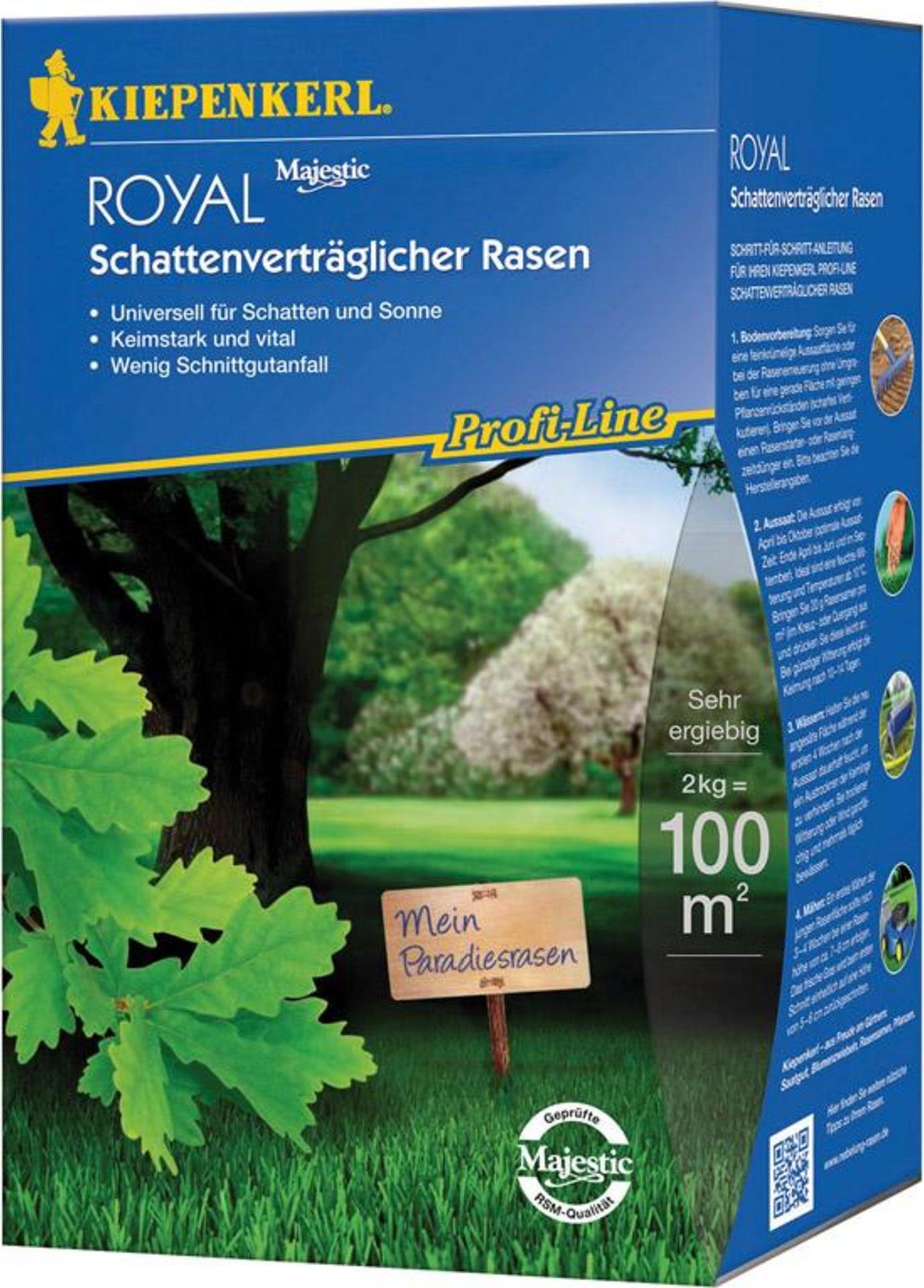 Kiepenkerl Schattenverträgl. Rasen Profi-Line Royal 2kg 660700