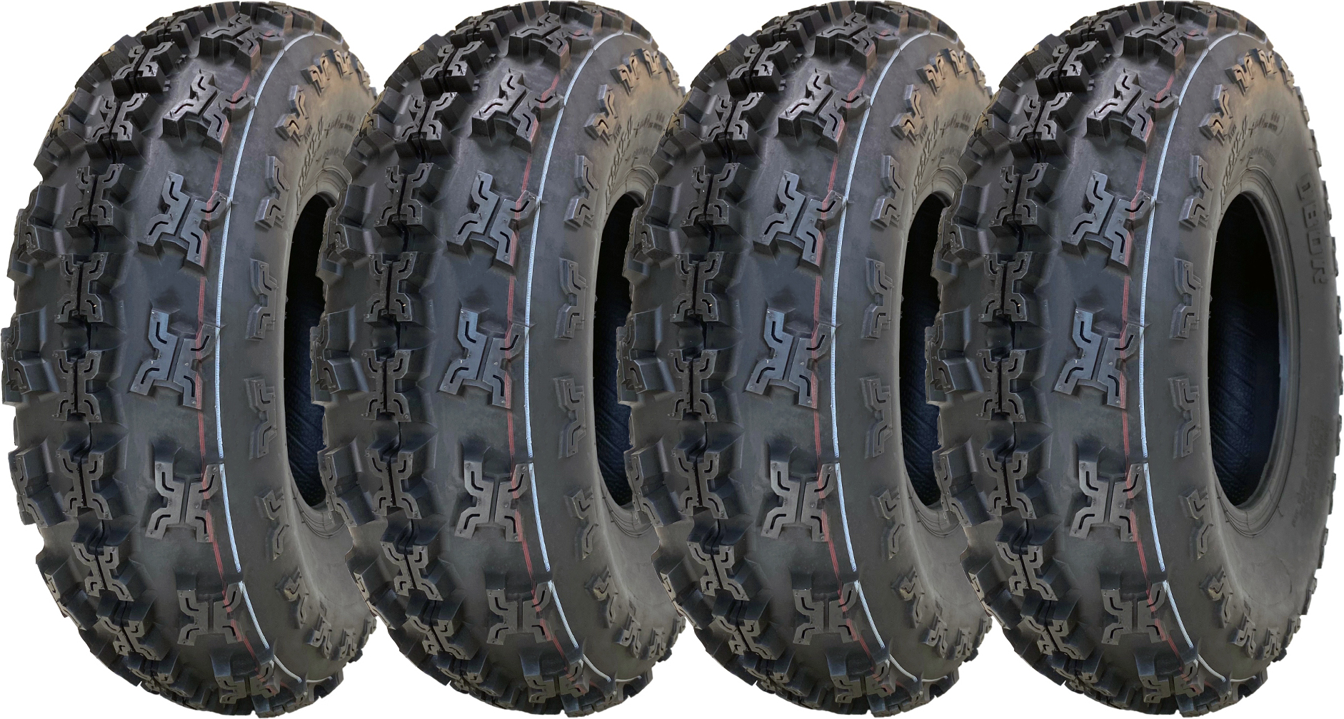 22x7.00-10 Slasher ATV Quad pneumatiky WP01 OBOR Race Tire 6ply Road legal (sada 4)