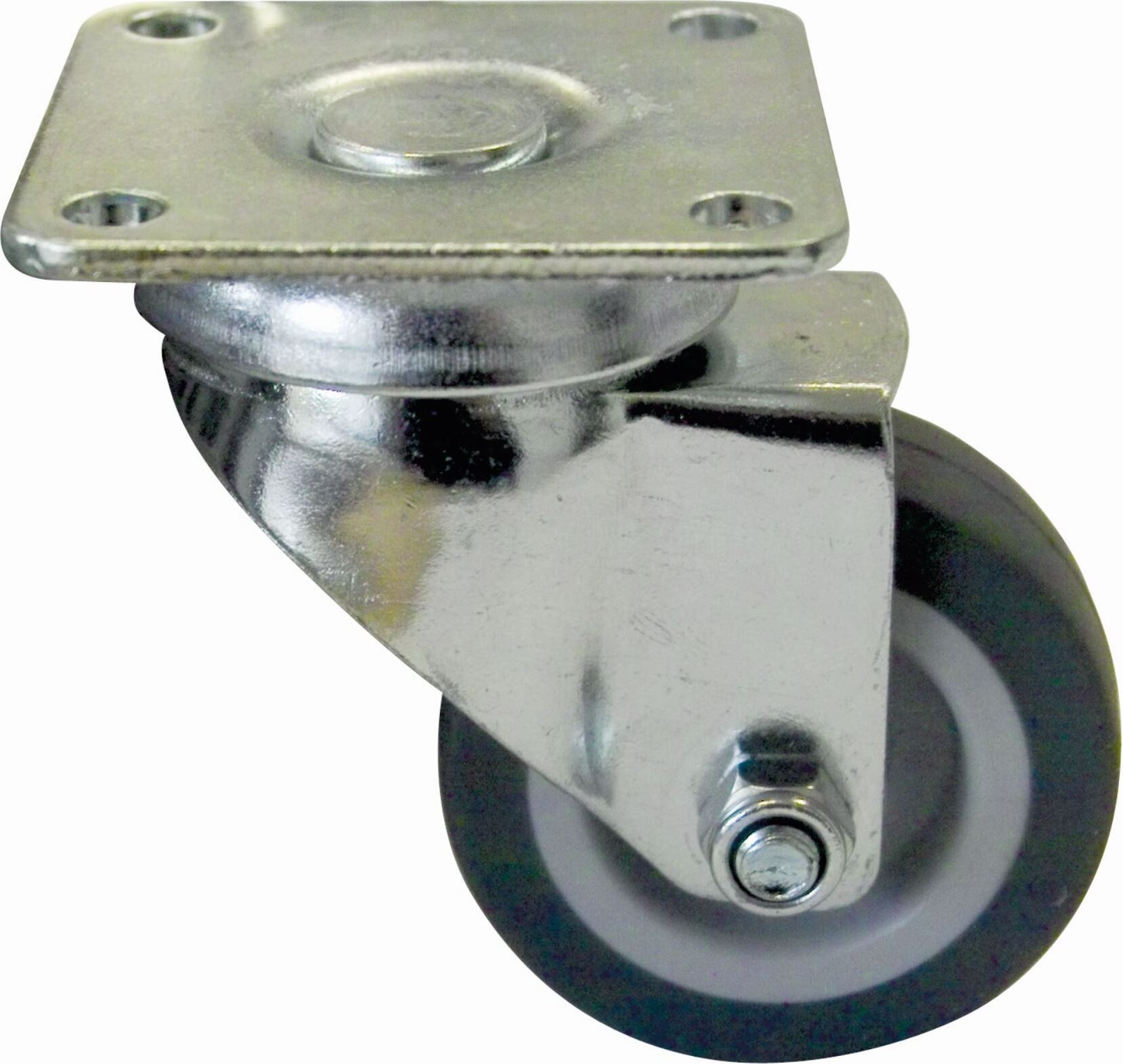 HSI Apparate-Lenkrolle, mit Platte, verzinkt, 75mm, 1 STK 334863