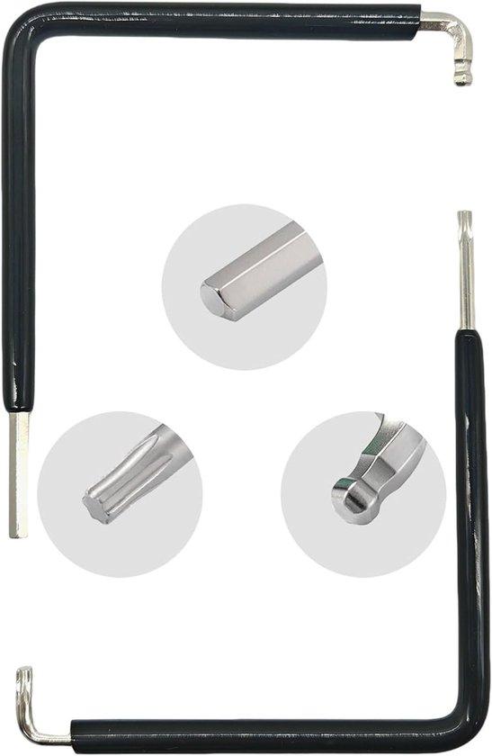 OEM 2er Set für das Anpassen von Fensterrahmen mit Torx 15 und 4 mm Hex-Balhoofd für flexible Anpassung 2026