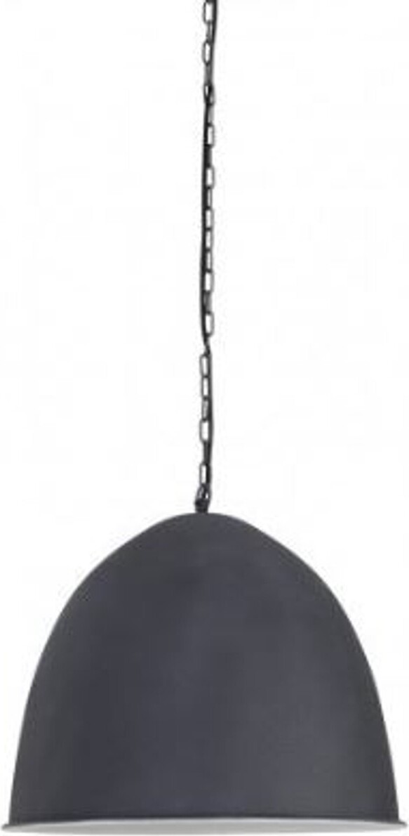 Casa Padrino Hängeleuchte Industrial Design Grau Durchmesser 47 x H. 50 cm - Industrie Lampe Leuchte Industrieleuchte