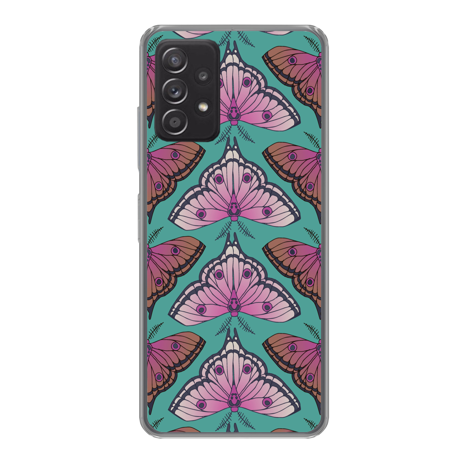 Kryt mobilného telefónu pre Samsung Galaxy A73 Dievča - Mole - Hmyz - Vzory - Dievča - Deti - Deti - Dievčatá Silikónové mäkké puzdro