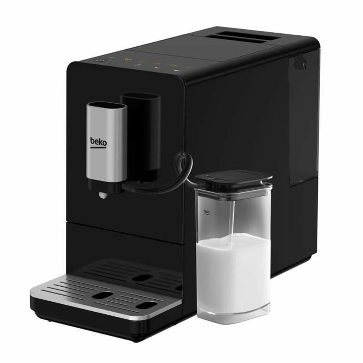 Beko CEG 3194 B, Espresso kávovar, 1,5 L, Kávové zrná, Vstavaný mlynček, 1350 W, Čierna