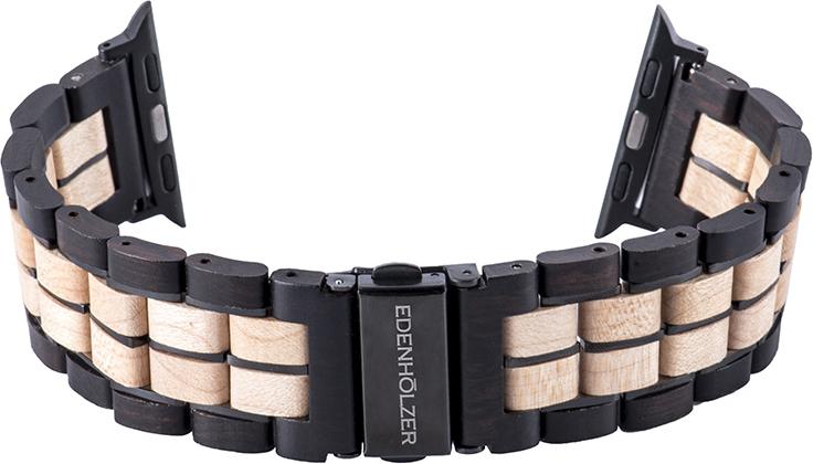 Edenhölzer Herren IWatch Armband Holzarmband Sandelholz Edelstahl DJ-0122882