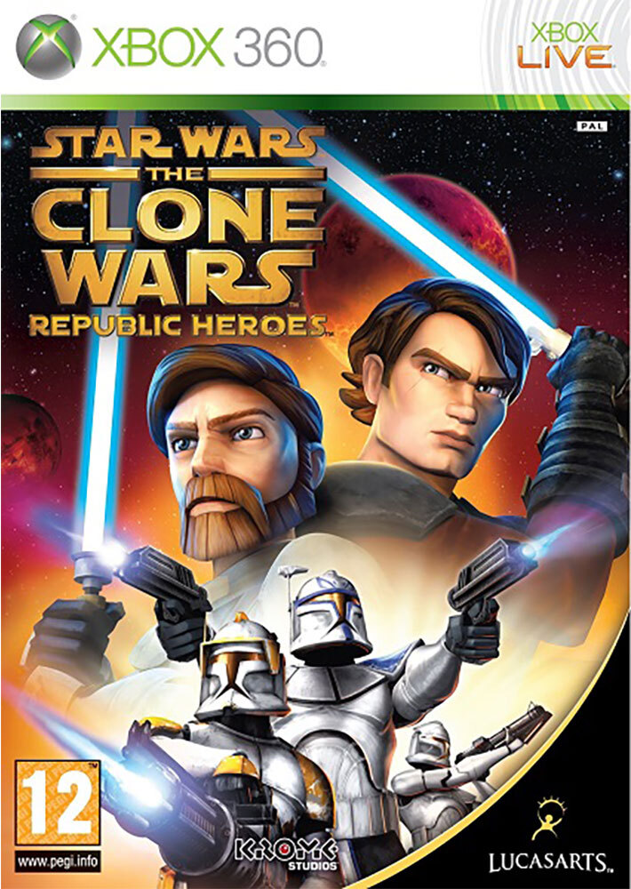 Xbox Original Xbox Games 360 Star Wars The Clone Wars – Republic Heroes PAL PAL 360SCWH