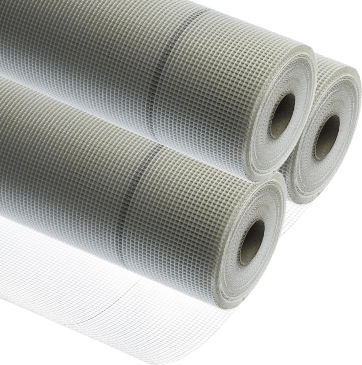 doitBau 3 Rollen Armierungsgewebe 75g/m² je 50m² Innenputzgewebe