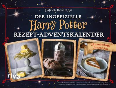 Neoficiálny adventný kalendár s receptami Harryho Pottera. Vydanie v tvrdej väzbe