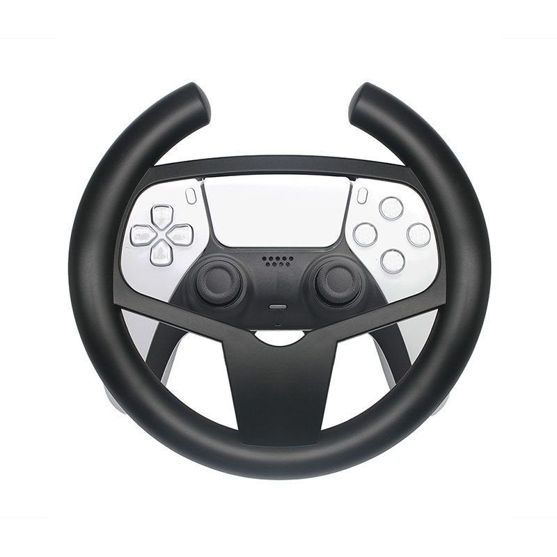 Für Playstation 5 PS5 Controller Round Gaming Steering Wheel Schwarz Game