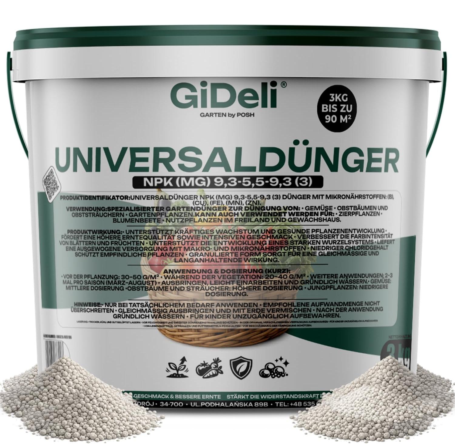 Universaldünger NPK 5 Kg – Chloridarmes Langzeitgranulat Für Gemüse, Obst, Blumen & Zierpflanzen, Ideal Für Garten & Hochbeet