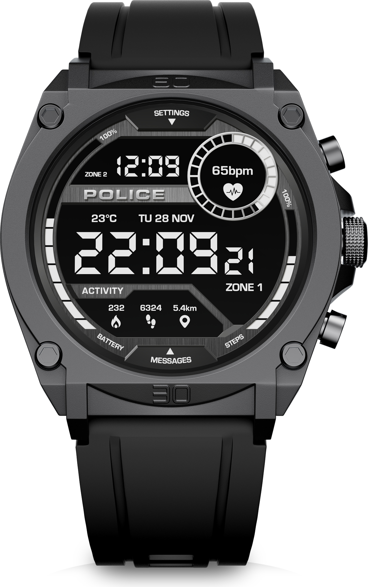 POLICE Orologio Da Polso Uomo Classico PEWGQ0063003 - Al Quarzo, Multifunzione, Impermeabile 5 Bar, Design Moderno E Dinamico - 2