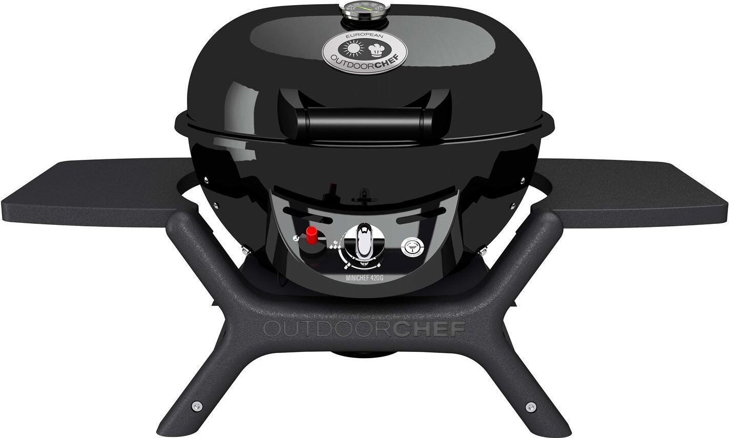 Outdoorchef Minichef 420 G Black 50mbar, plynový kotol, grilovacia plocha 42 cm, 18.128.06