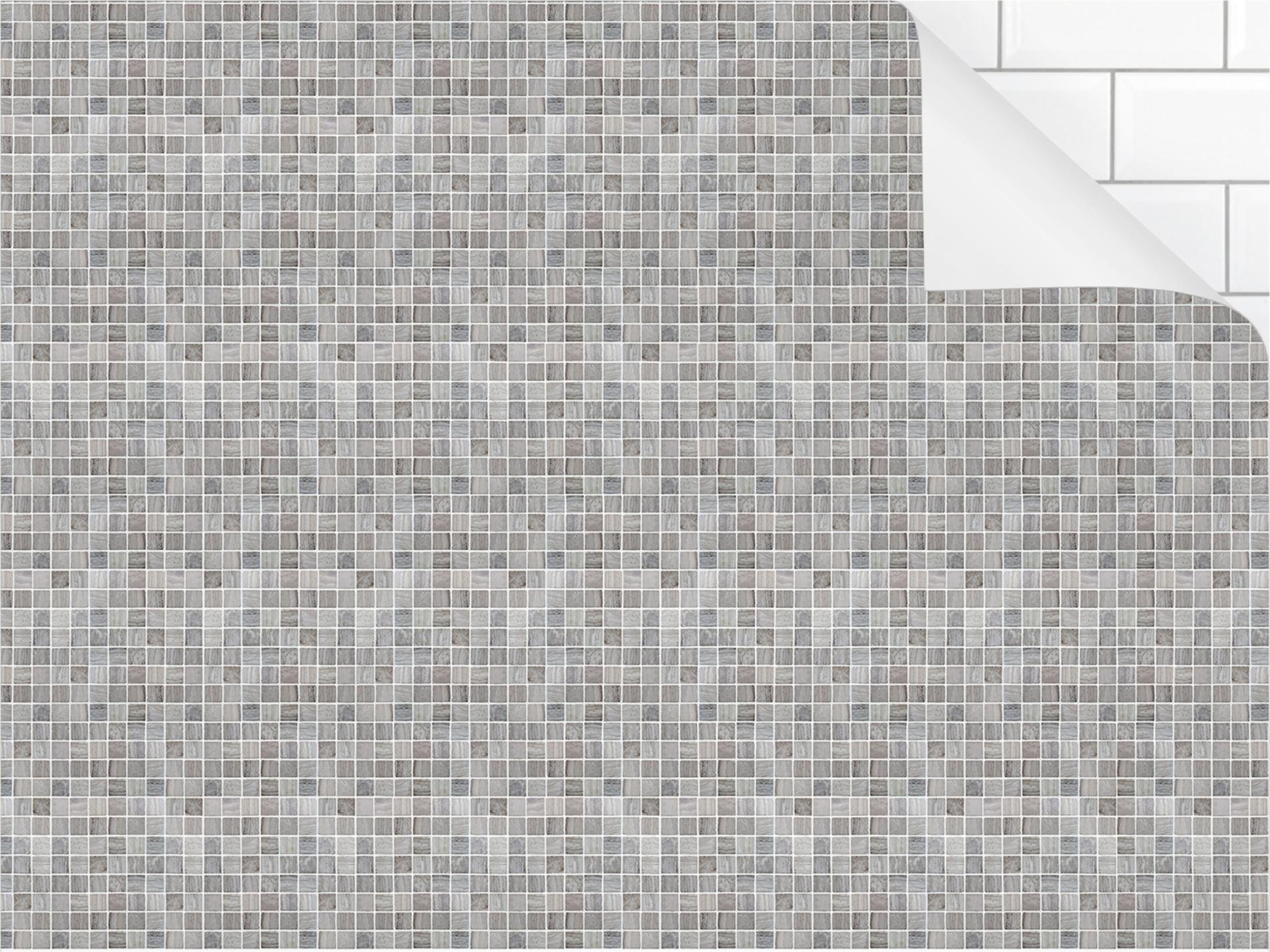 PPS. Digital Printing Küchenrückwand - Mosaikfliesen Marmoroptik KFKR_1150-100x60-KunststofffolieSmart