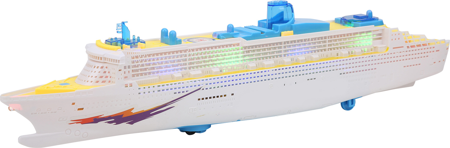 Cocosity Bootsspielzeug,Musikschiff Bootsspielzeug,Elektrisches Musikschiff Spielzeug,Musikschiff Spielzeug,Bootsspielzeug mit Lichtern,Kinder Bootsspielzeug