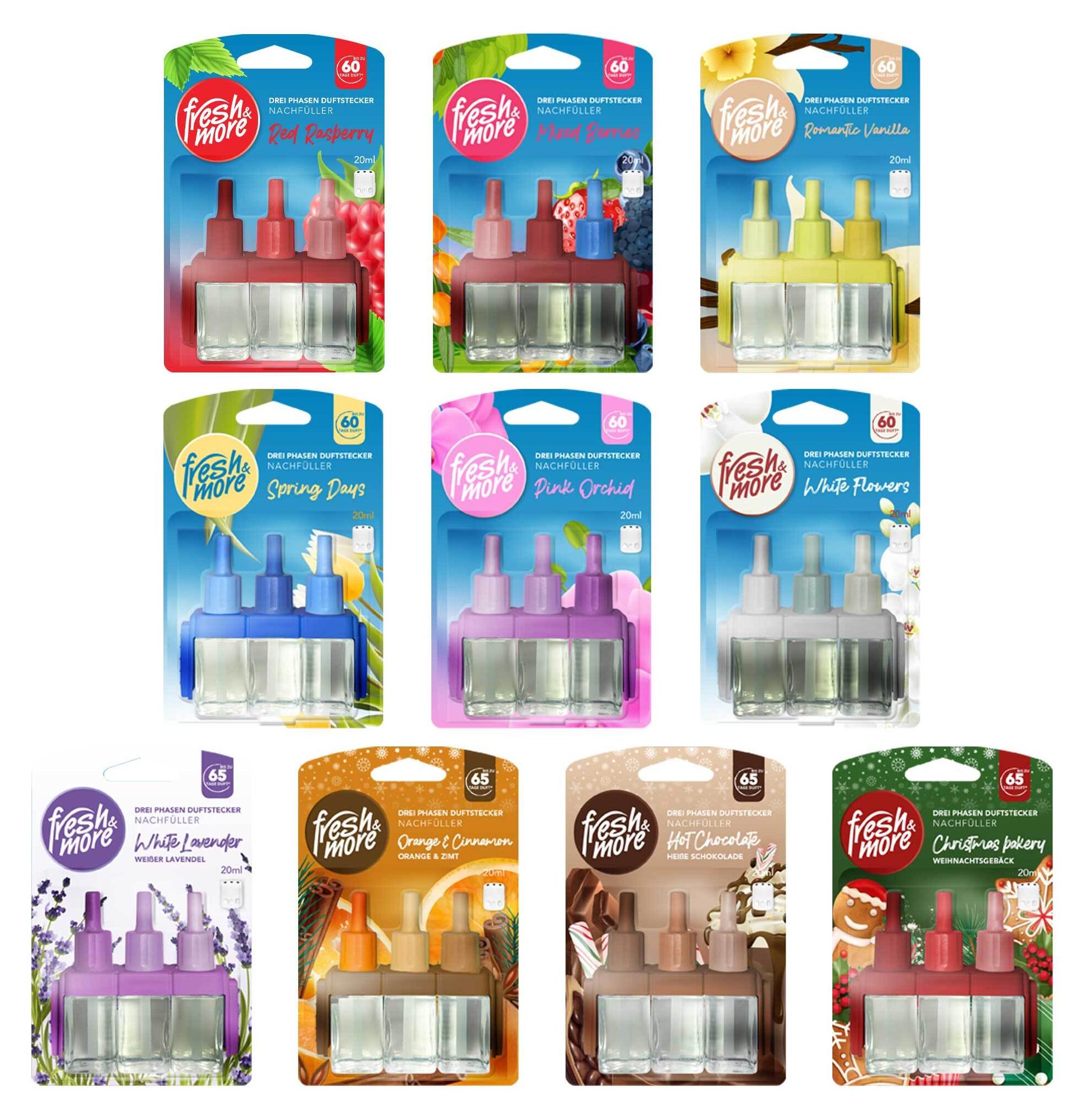 Fresh & More Nachfüller 6x 20ml Mix kompatibel mit
