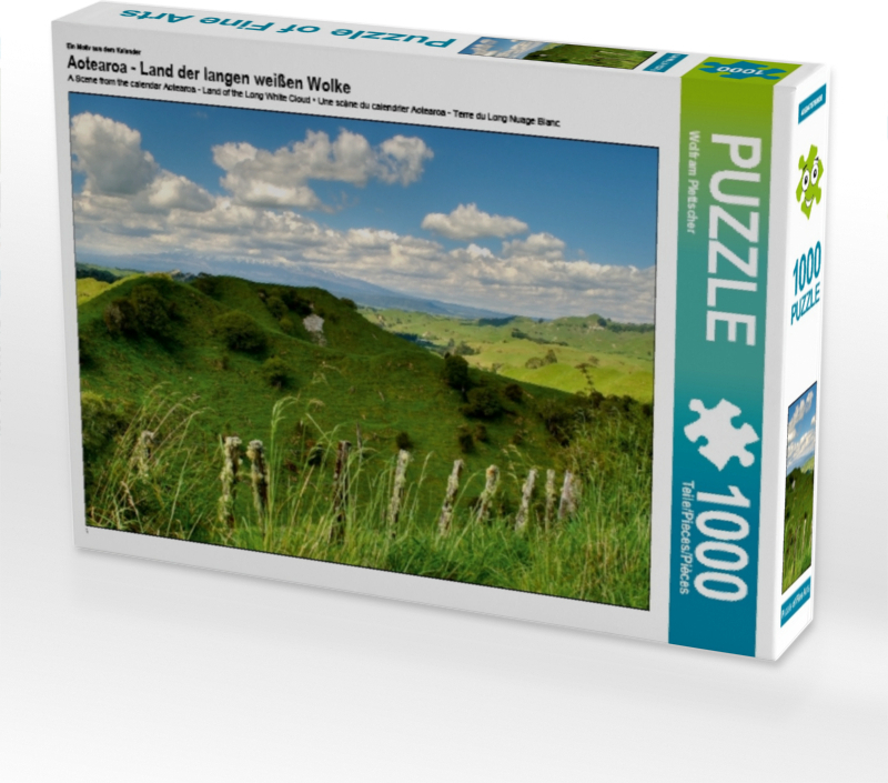 CALVENDO Puzzle Ein Motiv aus dem Kalender Aotearoa - Land der langen weißen Wolke | 1000 Teile Lege-Größe 64x48cm Foto-Puzzle für glückliche Stunden