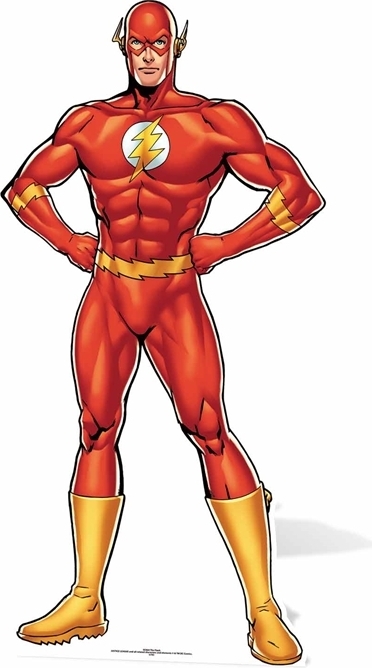 Star Cutouts Pappfigur Flash mit den Händen auf den Hüften Dc Comics 1946 -Höhe 184 cm SC884