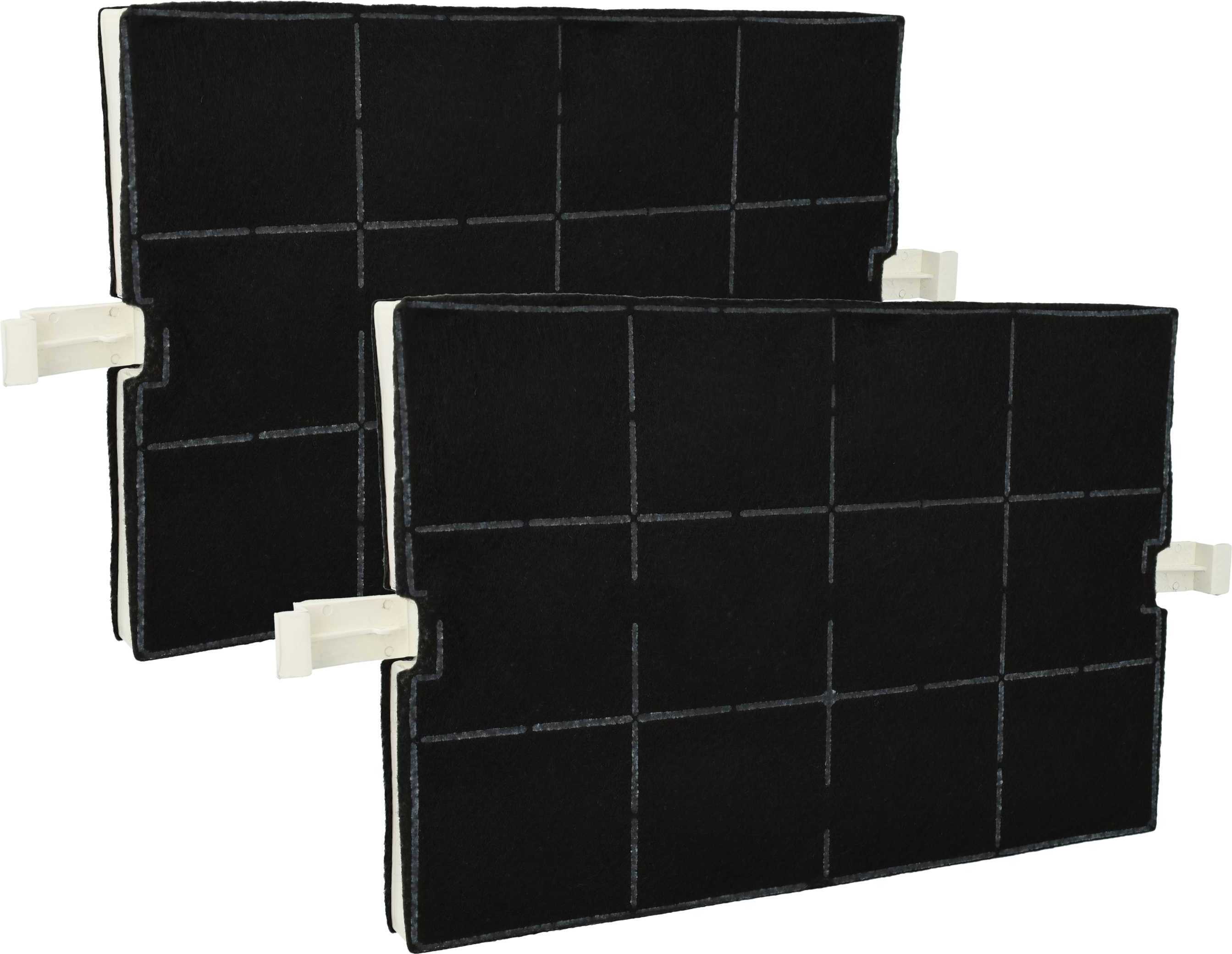 vhbw 2x Aktivkohlefilter kompatibel mit Bosch LC55650, LF957GA60, LC958WA60 Dunstabzugshaube - 36,7 x 20,0 x 2,4 cm 182014161-4