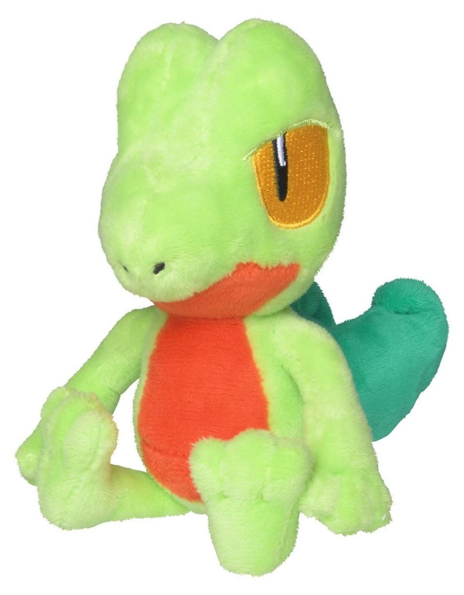 Tinisu Pokemon Geckarbor Kuscheltier - 13 cm Plüschtier Treecko PC734