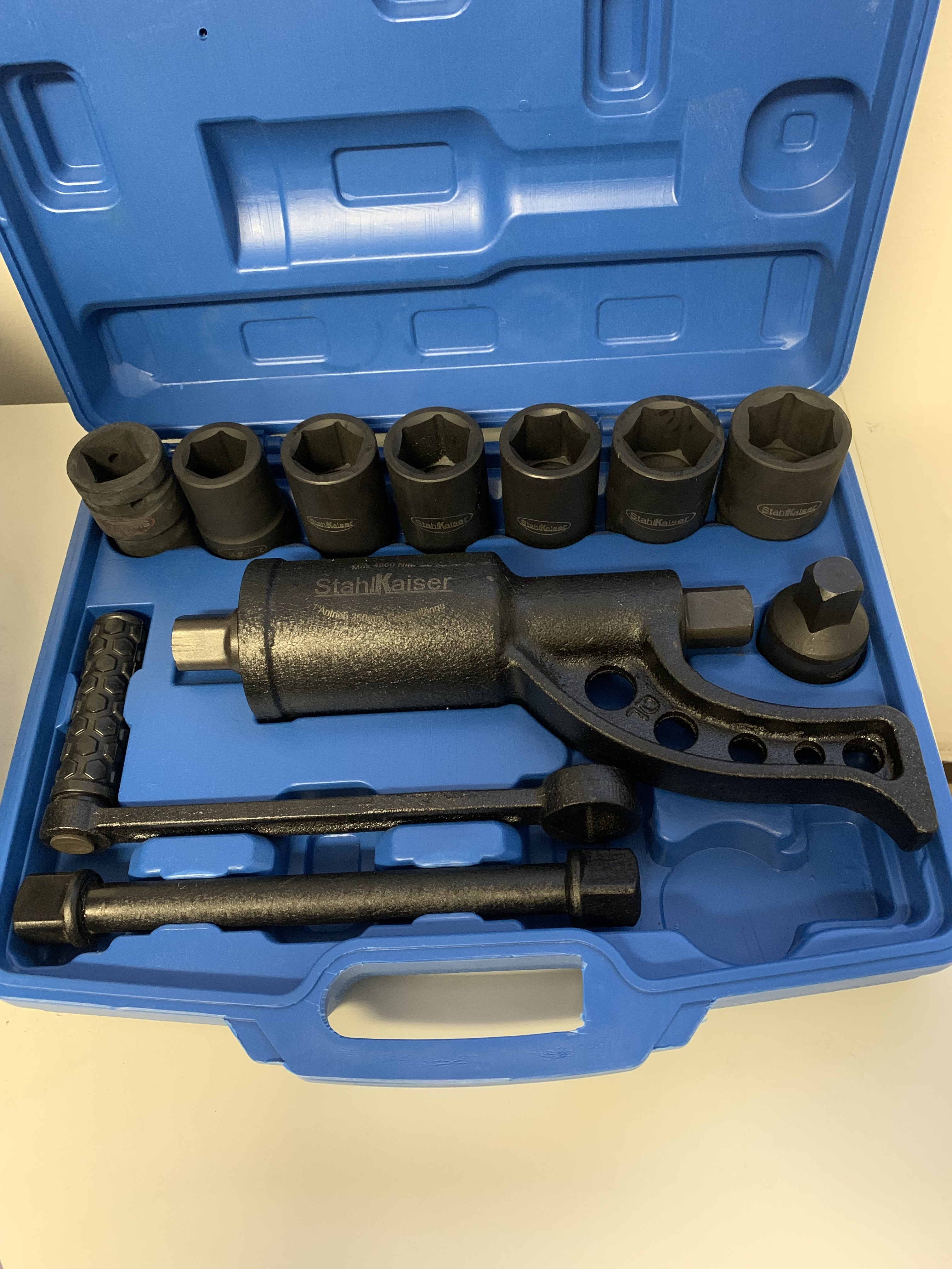 Stahlkaiser 11 tlg. Lkw Drehmoment Vervielfältiger Verstärker Steckschlüssel Stahlkaiser Drehmomentvervielfältiger 1:64