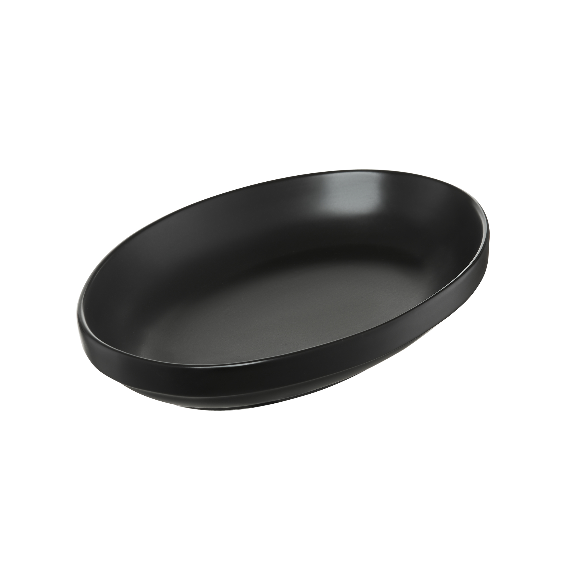 Servierplatte Salsa 14 x 9,5 cm schwarz oval Kaufland.de