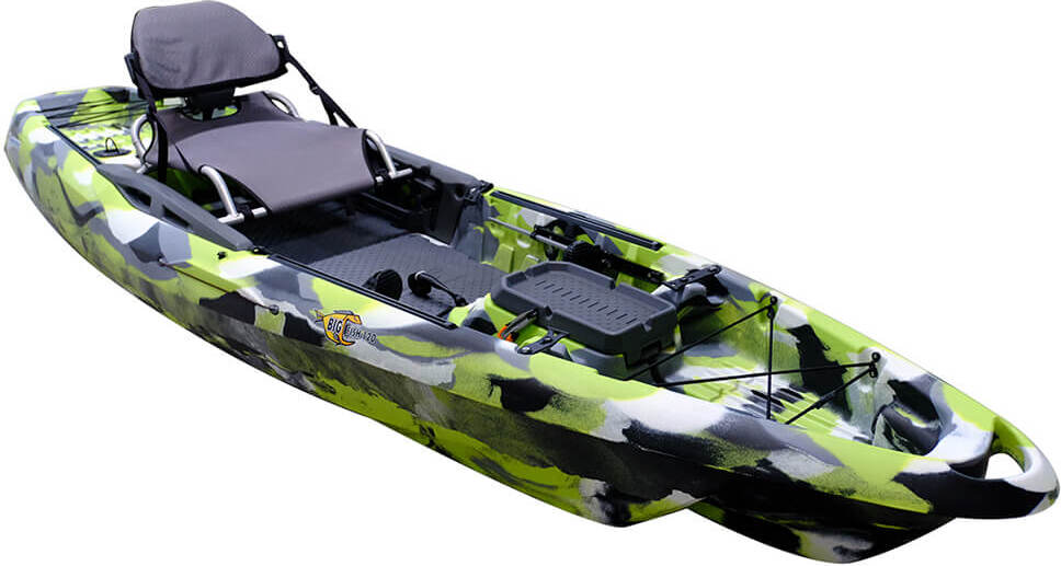 3Waters Angelkajak Big Fish 120 Green Camo 3WTS-BF120